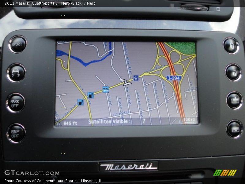 Navigation of 2011 Quattroporte S