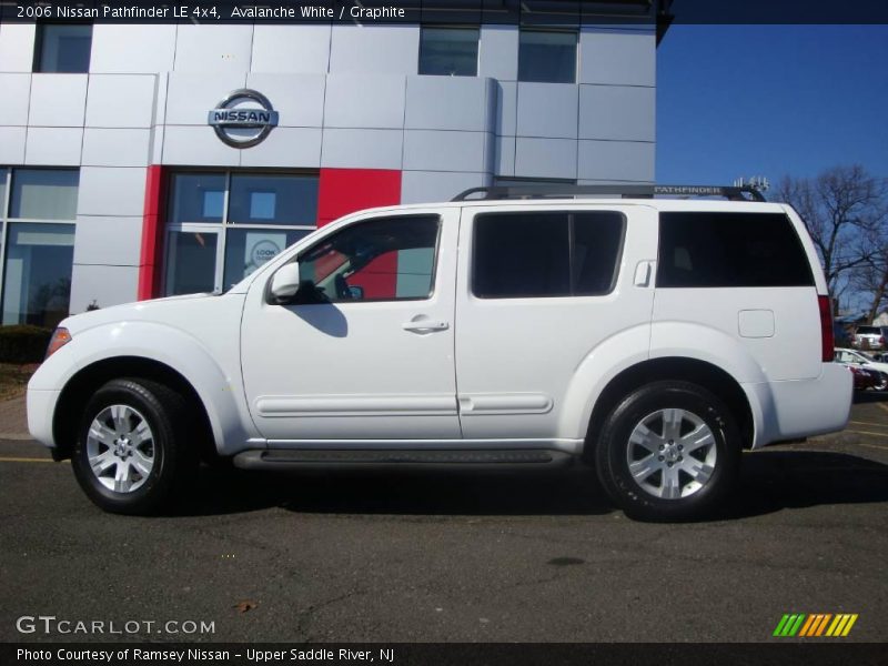 Avalanche White / Graphite 2006 Nissan Pathfinder LE 4x4