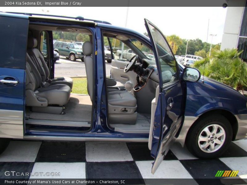 Imperial Blue / Gray 2004 Kia Sedona EX