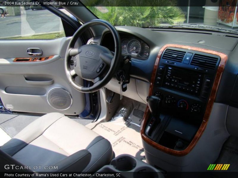 Imperial Blue / Gray 2004 Kia Sedona EX