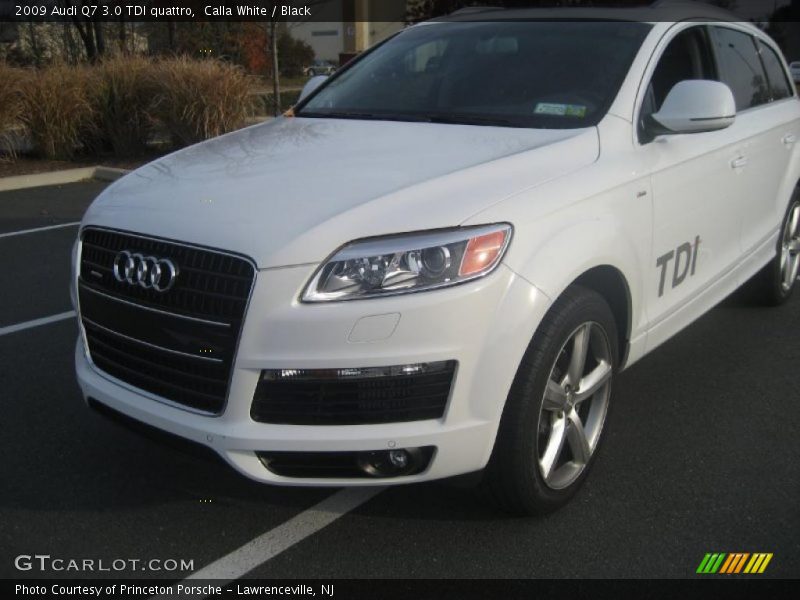 Calla White / Black 2009 Audi Q7 3.0 TDI quattro