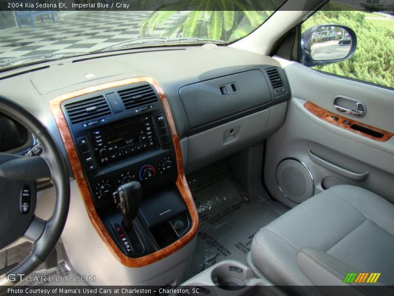 Imperial Blue / Gray 2004 Kia Sedona EX