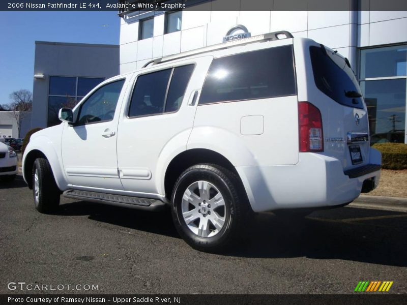 Avalanche White / Graphite 2006 Nissan Pathfinder LE 4x4