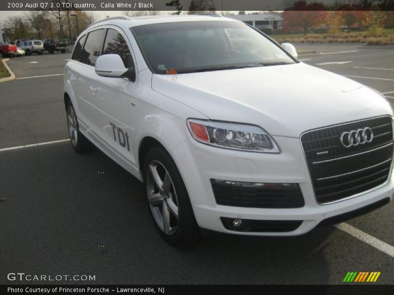 Calla White / Black 2009 Audi Q7 3.0 TDI quattro
