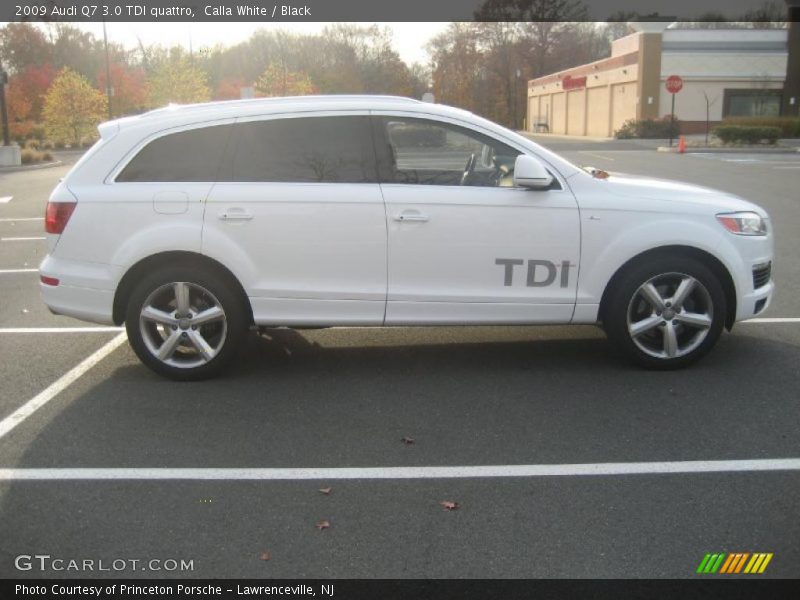 Calla White / Black 2009 Audi Q7 3.0 TDI quattro