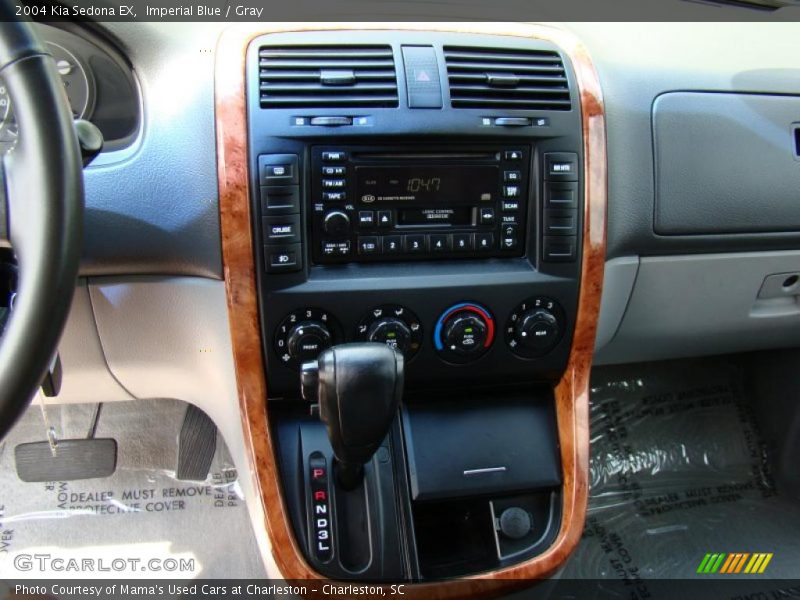 Imperial Blue / Gray 2004 Kia Sedona EX