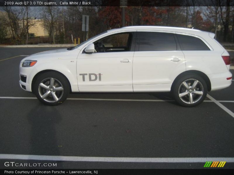 Calla White / Black 2009 Audi Q7 3.0 TDI quattro