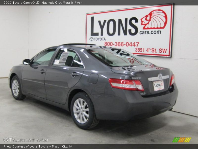 Magnetic Gray Metallic / Ash 2011 Toyota Camry XLE