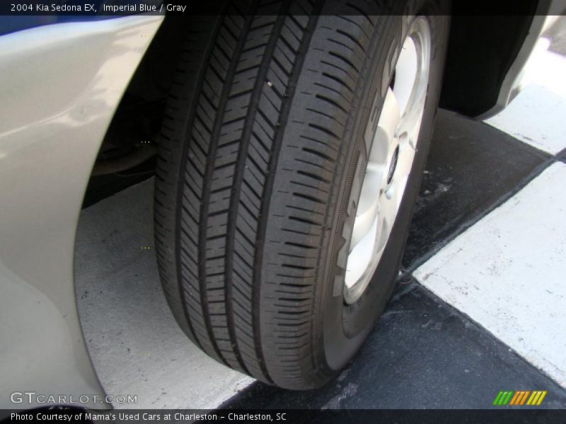 Imperial Blue / Gray 2004 Kia Sedona EX