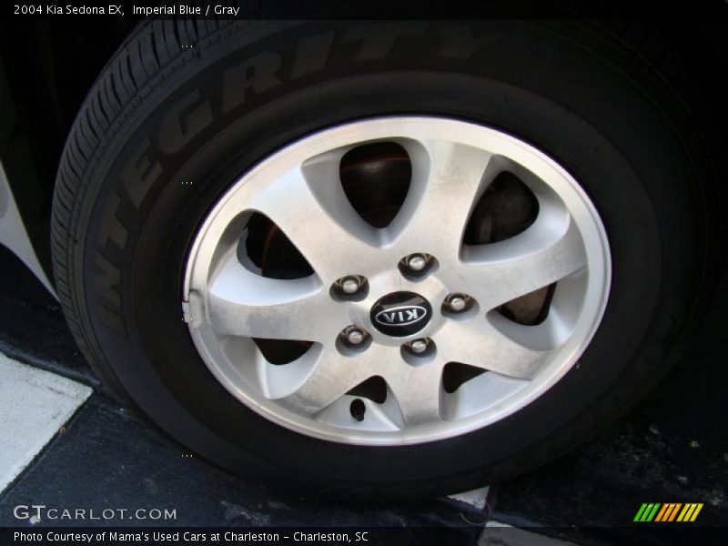Imperial Blue / Gray 2004 Kia Sedona EX