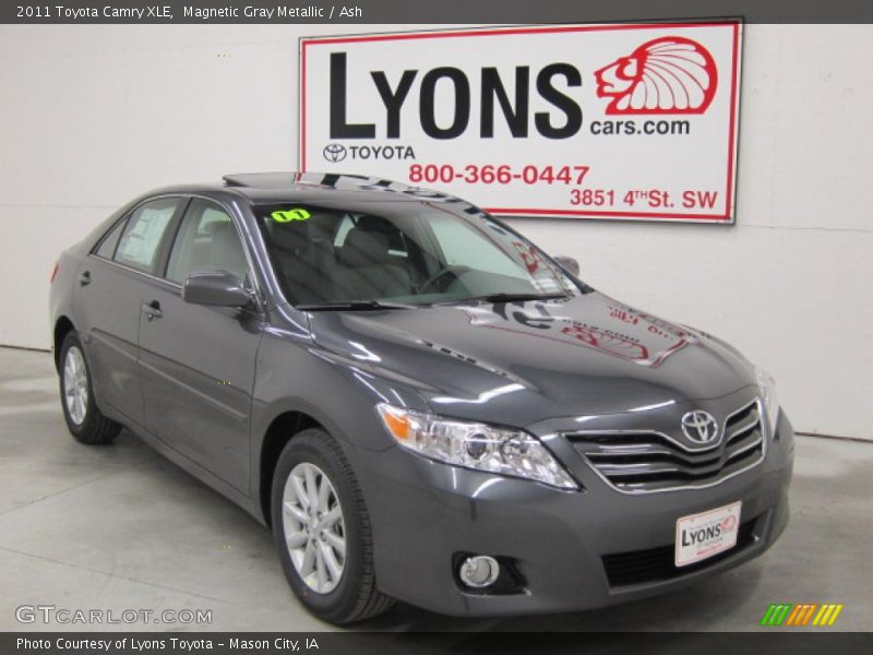 Magnetic Gray Metallic / Ash 2011 Toyota Camry XLE