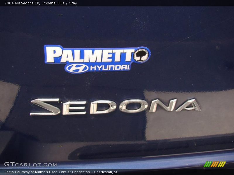 Imperial Blue / Gray 2004 Kia Sedona EX