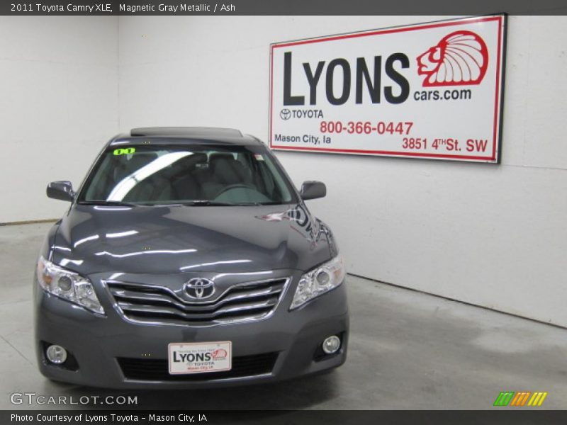 Magnetic Gray Metallic / Ash 2011 Toyota Camry XLE