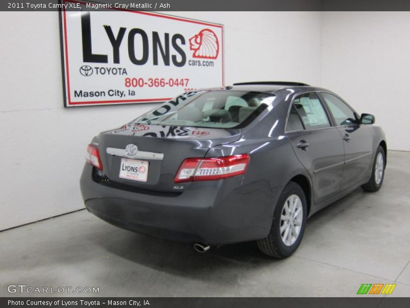 Magnetic Gray Metallic / Ash 2011 Toyota Camry XLE