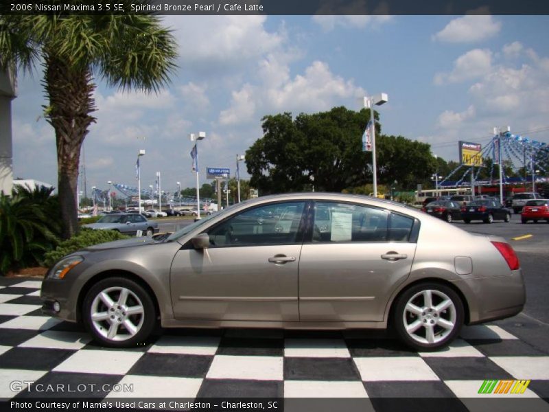 Spirited Bronze Pearl / Cafe Latte 2006 Nissan Maxima 3.5 SE