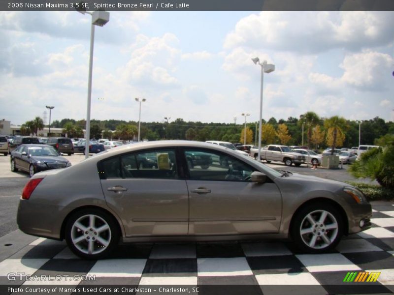 Spirited Bronze Pearl / Cafe Latte 2006 Nissan Maxima 3.5 SE