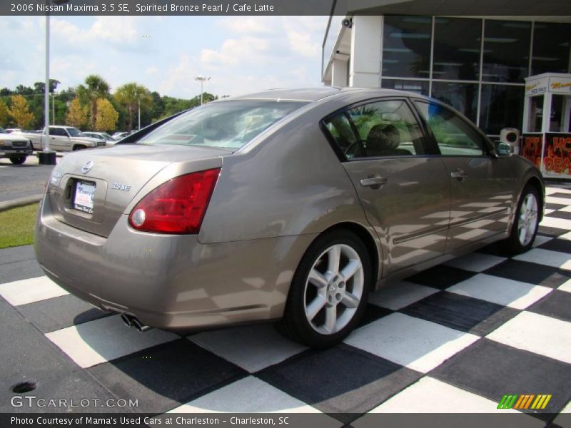 Spirited Bronze Pearl / Cafe Latte 2006 Nissan Maxima 3.5 SE