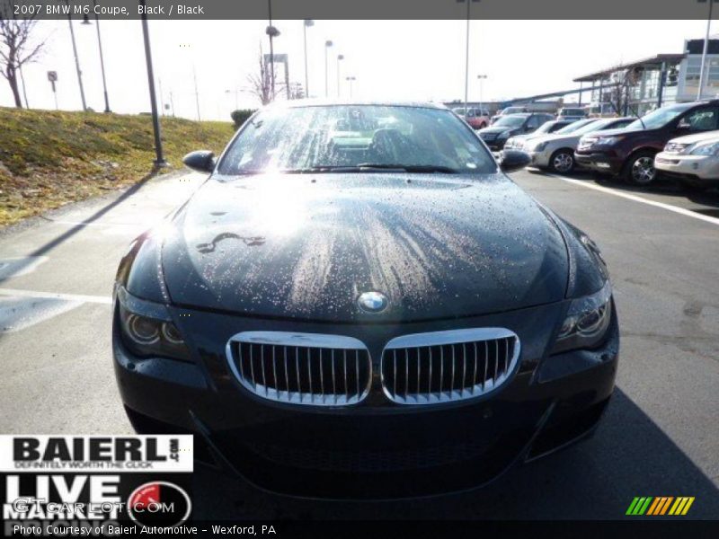 Black / Black 2007 BMW M6 Coupe