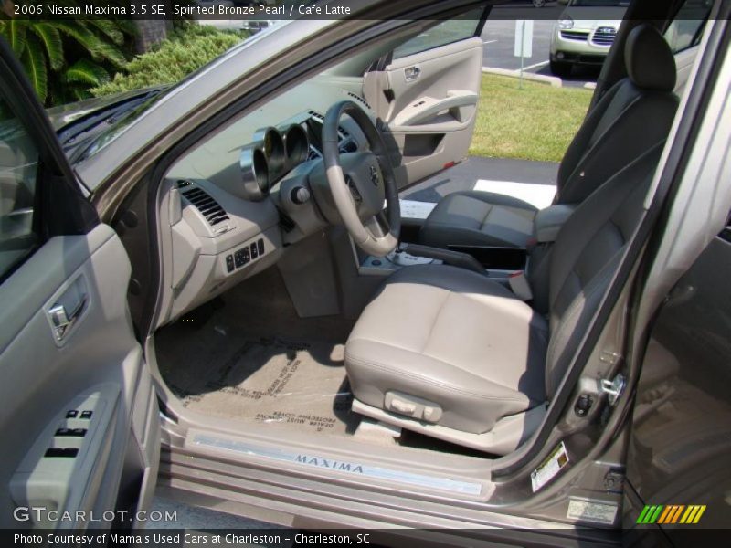 Spirited Bronze Pearl / Cafe Latte 2006 Nissan Maxima 3.5 SE