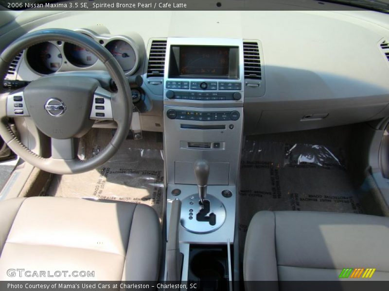 Spirited Bronze Pearl / Cafe Latte 2006 Nissan Maxima 3.5 SE