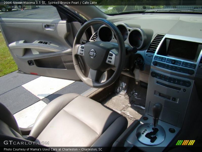 Spirited Bronze Pearl / Cafe Latte 2006 Nissan Maxima 3.5 SE