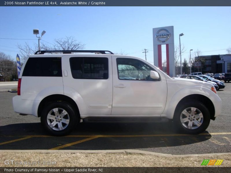 Avalanche White / Graphite 2006 Nissan Pathfinder LE 4x4