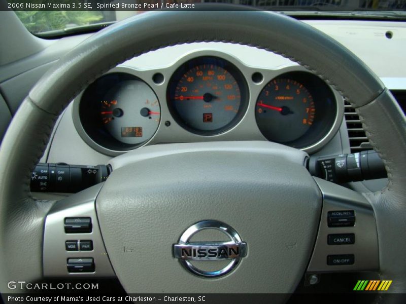 Spirited Bronze Pearl / Cafe Latte 2006 Nissan Maxima 3.5 SE