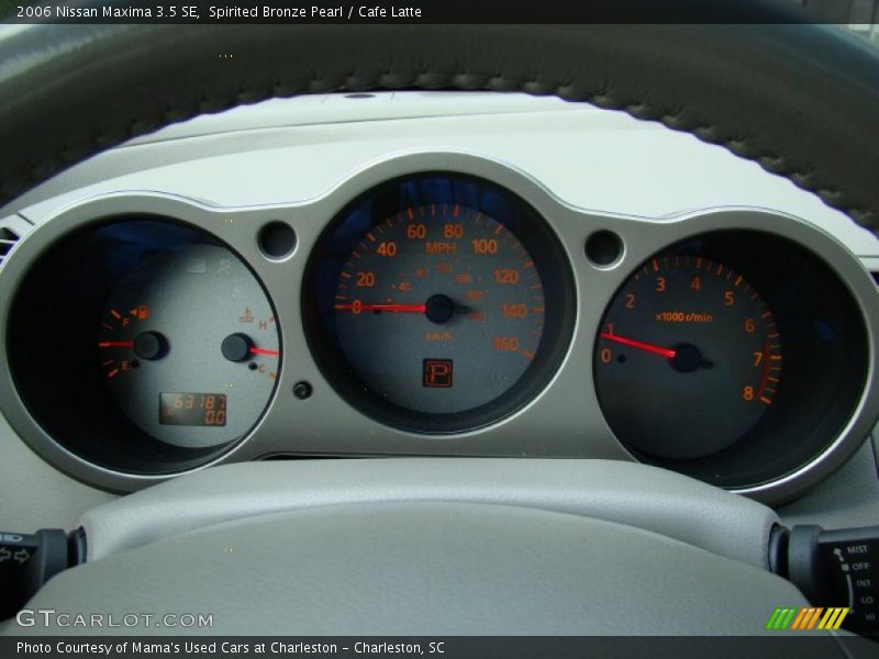 Spirited Bronze Pearl / Cafe Latte 2006 Nissan Maxima 3.5 SE