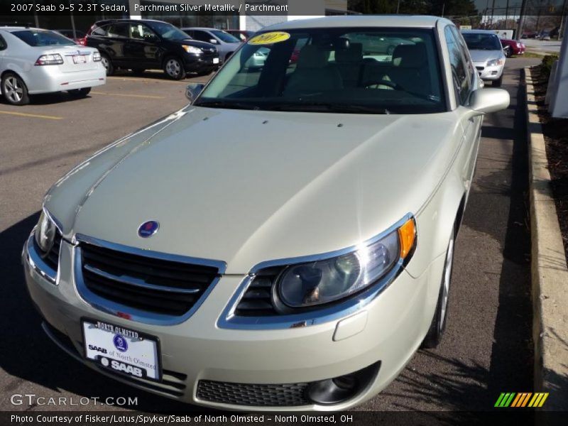 Parchment Silver Metallic / Parchment 2007 Saab 9-5 2.3T Sedan
