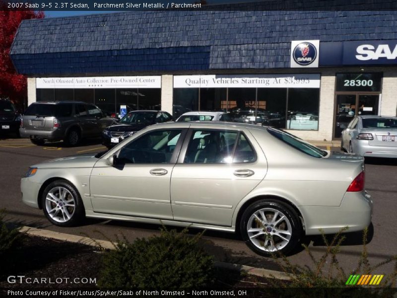 Parchment Silver Metallic / Parchment 2007 Saab 9-5 2.3T Sedan