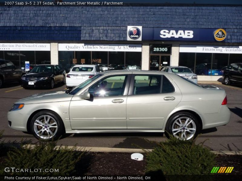 Parchment Silver Metallic / Parchment 2007 Saab 9-5 2.3T Sedan