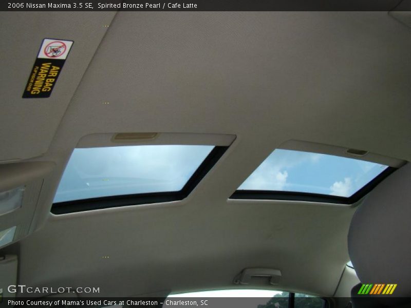 Spirited Bronze Pearl / Cafe Latte 2006 Nissan Maxima 3.5 SE