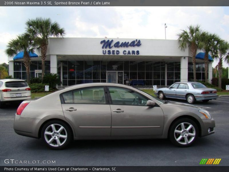 Spirited Bronze Pearl / Cafe Latte 2006 Nissan Maxima 3.5 SE