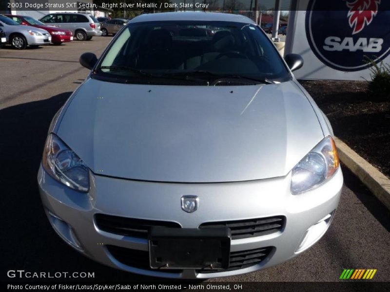 Bright Silver Metallic / Dark Slate Gray 2003 Dodge Stratus SXT Sedan