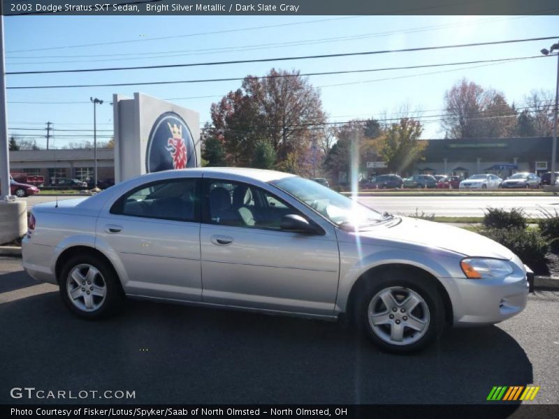 Bright Silver Metallic / Dark Slate Gray 2003 Dodge Stratus SXT Sedan