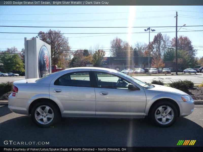 Bright Silver Metallic / Dark Slate Gray 2003 Dodge Stratus SXT Sedan