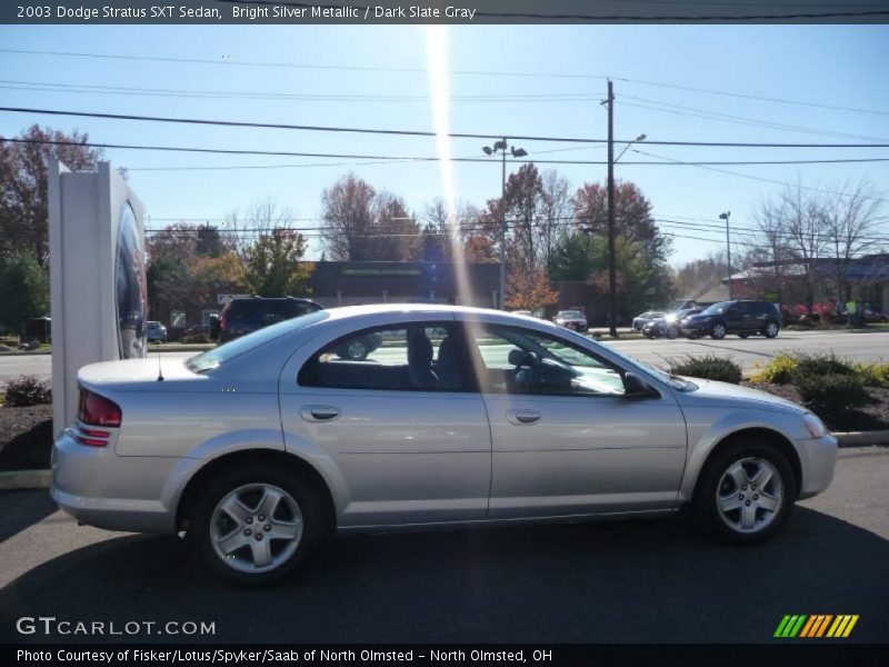 Bright Silver Metallic / Dark Slate Gray 2003 Dodge Stratus SXT Sedan