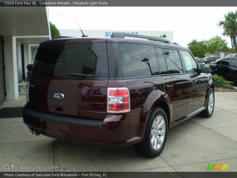 Cinnamon Metallic / Medium Light Stone 2009 Ford Flex SE