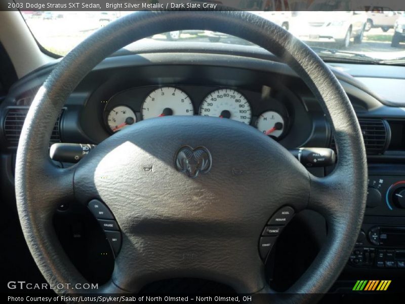 Bright Silver Metallic / Dark Slate Gray 2003 Dodge Stratus SXT Sedan
