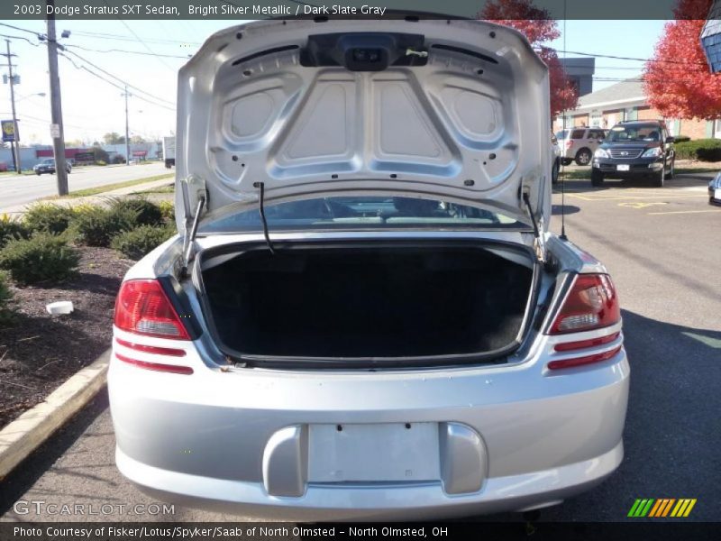 Bright Silver Metallic / Dark Slate Gray 2003 Dodge Stratus SXT Sedan