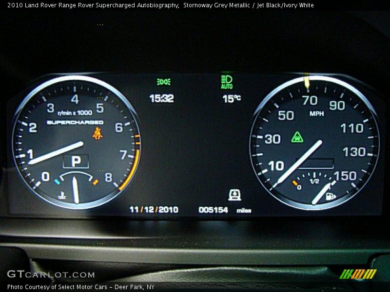  2010 Range Rover Supercharged Autobiography Supercharged Autobiography Gauges