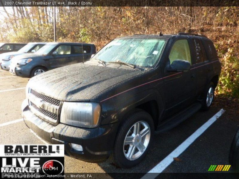 Black / Ebony 2007 Chevrolet TrailBlazer LT 4x4