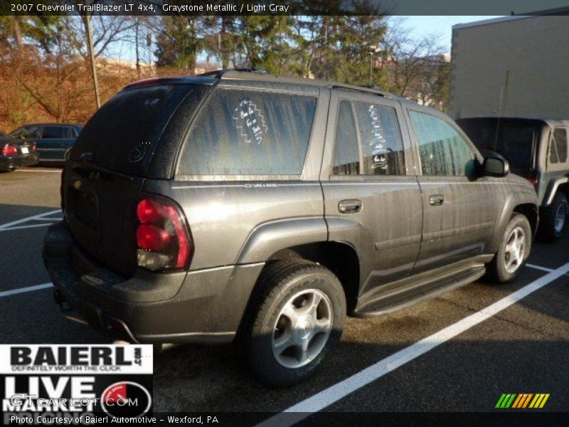 Graystone Metallic / Light Gray 2007 Chevrolet TrailBlazer LT 4x4
