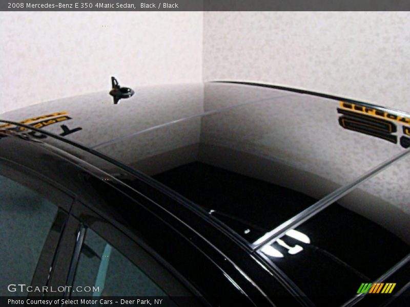 Black / Black 2008 Mercedes-Benz E 350 4Matic Sedan