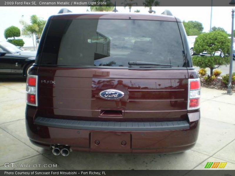 Cinnamon Metallic / Medium Light Stone 2009 Ford Flex SE