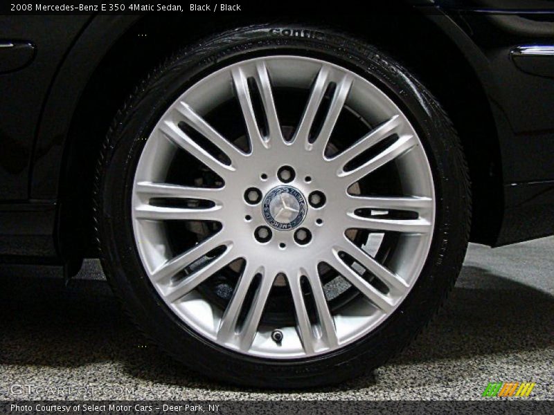 Black / Black 2008 Mercedes-Benz E 350 4Matic Sedan