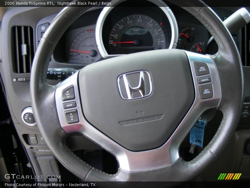 Nighthawk Black Pearl / Beige 2006 Honda Ridgeline RTL