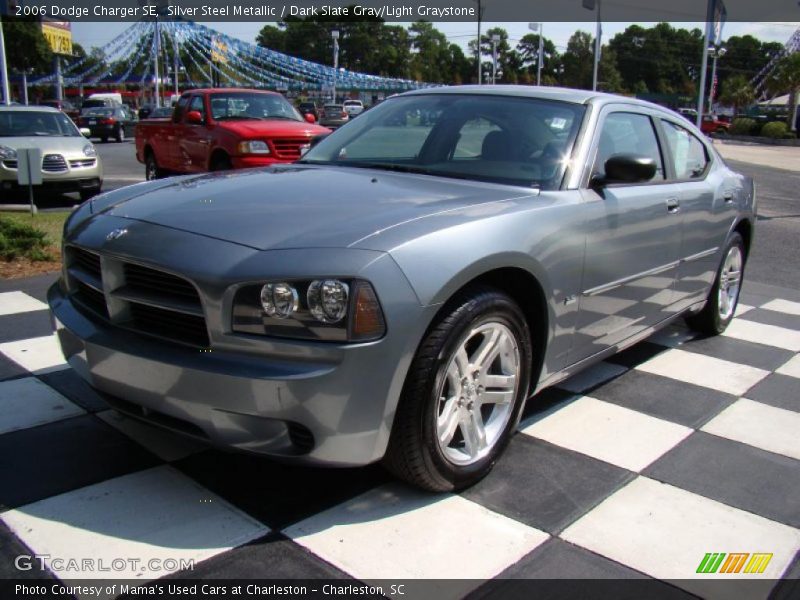 Silver Steel Metallic / Dark Slate Gray/Light Graystone 2006 Dodge Charger SE