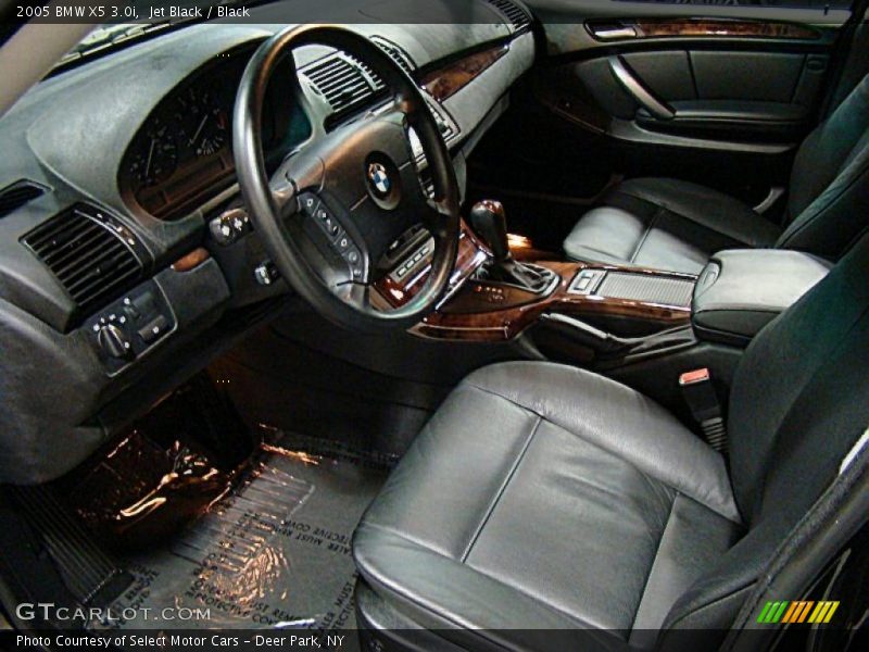 Jet Black / Black 2005 BMW X5 3.0i