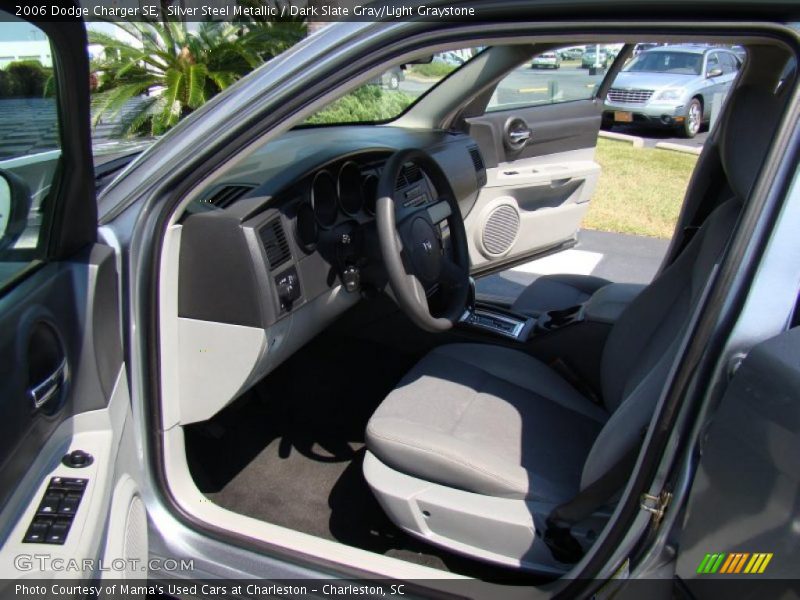 Silver Steel Metallic / Dark Slate Gray/Light Graystone 2006 Dodge Charger SE